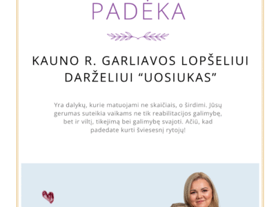 PADĖKA