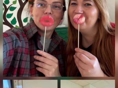 „RAUDONŲ LŪPŲ PIRMADIENIS“ KOVO MĖNESIO INICIATYVA DARŽELIO BENDRUOMENĖJE