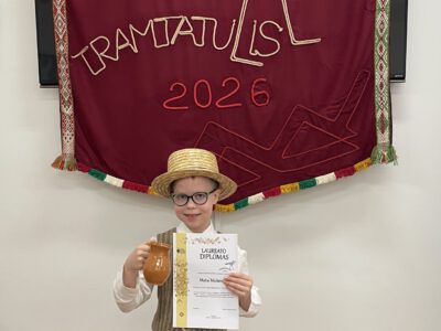 UGDYTINIO SĖKMĖ KONKURSE „TRAMTATULIS 2026“